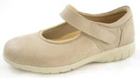 Fischer 18109 BEIGE Damen-Bequem-Schuh B Damen