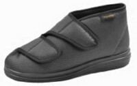 Fischer 13995 SCHWARZ Klett-Hausstiefel Hausschuhe