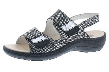 Remonte  schwarz-weiss/silver/schwarz Komodo/Pamplona/Namur Damen