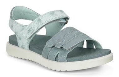 Ecco ECCO FLORA TRELLIS/EGGSHELL BLUE/TRELLIS Thar Chameleon/Dandelion/Foil Kinderschuhe
