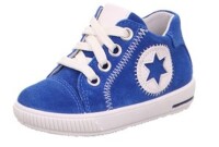 Legero Stiefelette Leder \ MOPPY BLAU/WEISS VELOUR/NAPPA...