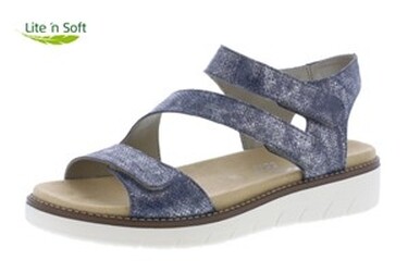 Remonte  blau-metallic  Damen