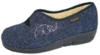 Fischer 203528 blau Damen-Hausschuh Hausschuhe