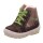 Legero Stiefelette Leder \ GROOVY BRAUN/GRÜN VELOUR/TEXTIL Kinderschuhe