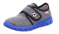 Legero Hausschuh Textil \ BOBBY GRAU/SCHWARZ TEXTIL...