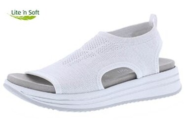 Remonte  weiss-metallic Knitup84 Damen