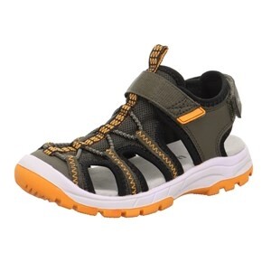 Legero Sandale Synthetik \ TORNADO LI GRÜN/ORANGE SYNTHETIK/TEXTIL Kinderschuhe