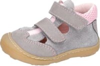 Ricosta EBI graphit/rosa echt Leder Kinderschuhe