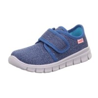 Legero Hausschuh Textil \ BOBBY BLAU/MEHRFARBIG TEXTIL...