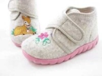 Fischer 621541 NATUR Kinder-Klett-Haussti Kinderschuhe