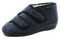 Fischer 203596 blau Damen-Klett-Hausstie Damen