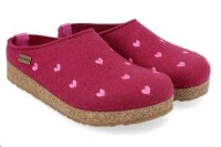 Haflinger Cuoricini port pink   Hausschuhe