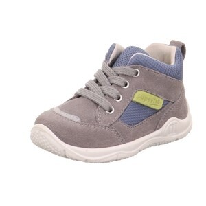 Legero Stiefelette Leder \ UNIVERSE GRAU/BLAU VELOUR/TEXTIL Kinderschuhe