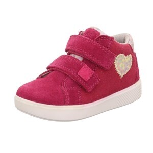 Legero Stiefelette Leder \ SUPIES ROT VELOUR/SYNTHETIK/TEXTIL Kinderschuhe