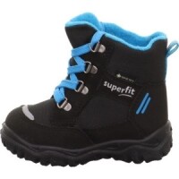 Legero \ HUSKY1 SCHWARZ/HELLBLAU TEXTIL Kinderschuhe