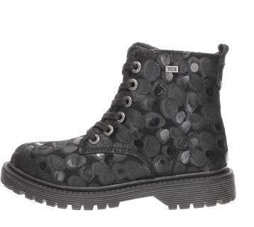Lurchi Xora-Tex BLACK BUBBLE Suede Kinderschuhe