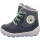 Legero Stiefelette Leder \ GROOVY BLAU/HELLGRÜN VELOUR/TEXTIL Kinderschuhe