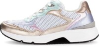 Gabor Shoes  w/silb/puder/multi MeshGl/MetalC/SatinM Damen