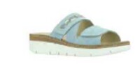 Florett GmbH 10711-21 Carolina Pantolette HELLBLAU  Damen