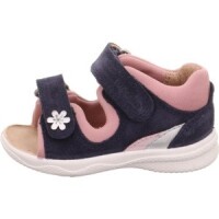 Legero  BLAU/ROSA VELOURS/TEXTIL/EFFEKTLEDER Kinderschuhe