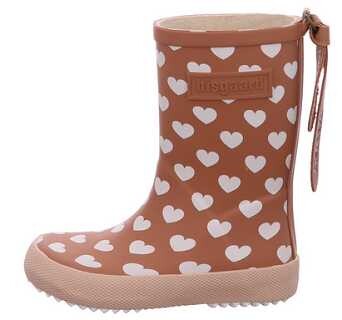 Bisgaard Gummistiefel Sweethearts braun / beige  Kinderschuhe
