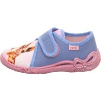 Legero Hausschuh Textil \ BELINDA HELLBLAU/PINK TEXTIL...